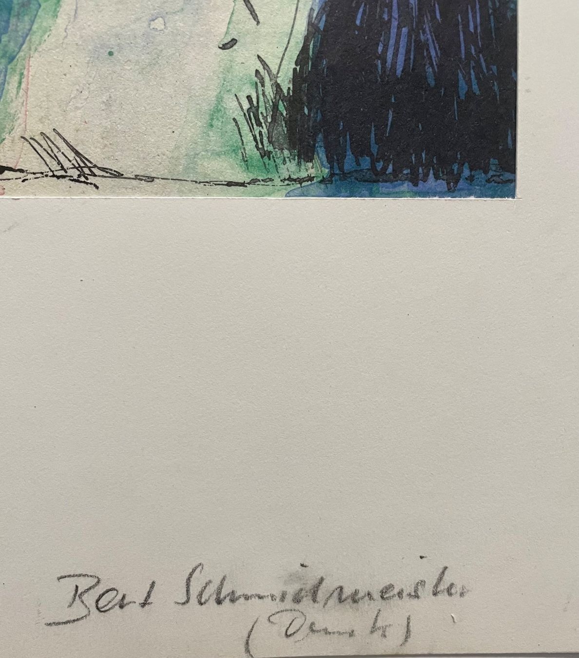 Grafica & Litografie: Bert Schmidmeister Lithografie – Usato da Gersau venduto da grafik-kunst 1