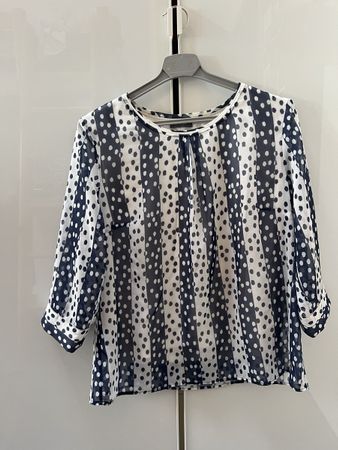 Bluse mit Punkten, Basler Gr. 42