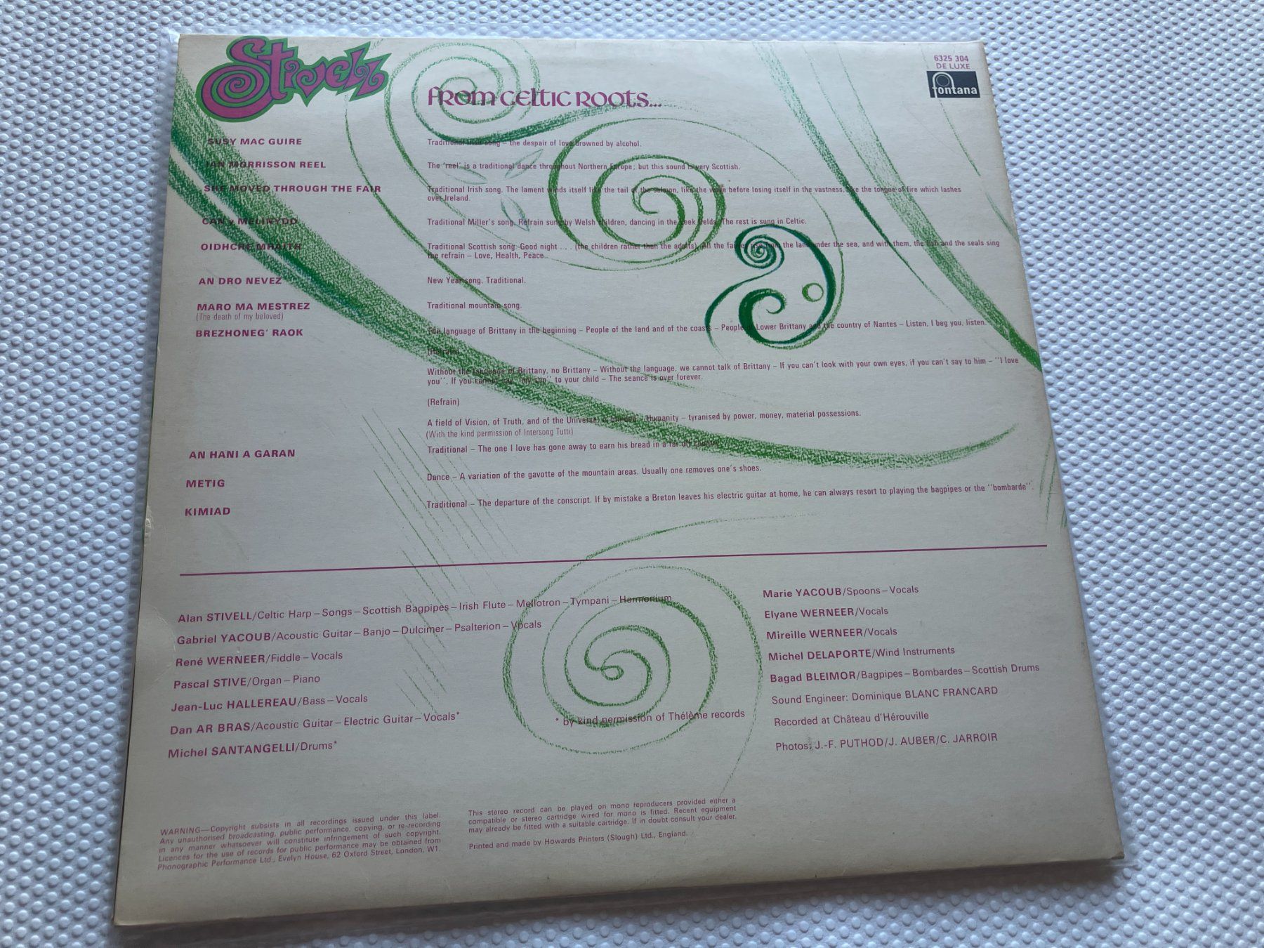 Dischi in vinile: Stivell – Usato da Aarwangen venduto da Jukebox3 2