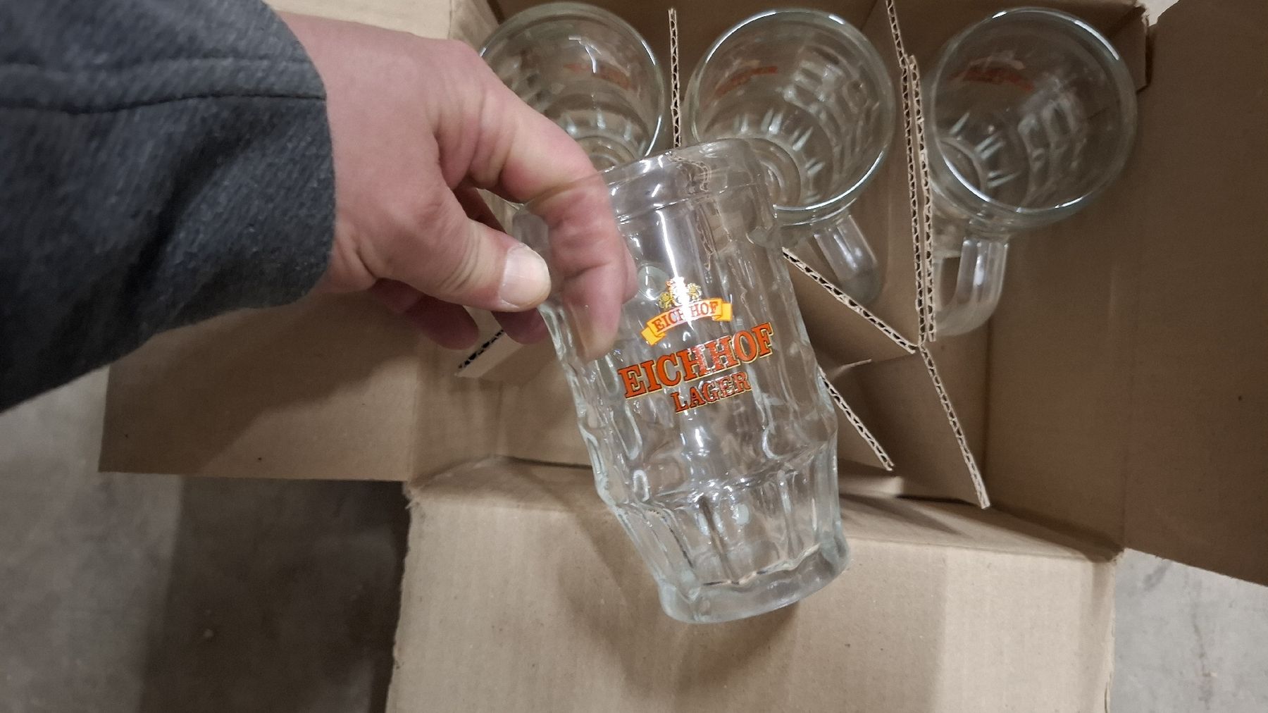 Eichhof Gläser: Eichhof Bierglaeser, Trojka Longdrinkgläser – Gebraucht aus Hergiswil LU von pamatex 4