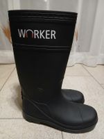 Schwarze Gummistiefel, Worker, Grösse 42, neuwertig!