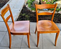 Holzstühle-50er Jahre-Vintage 2 Stk.