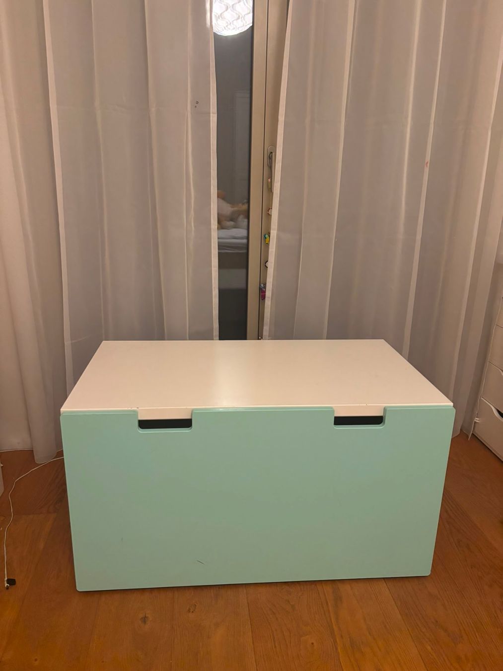 Ikea Cassapanche: Truhe mintweiss gebraucht Kindermöbel – Usato da Jona venduto da Foesi0