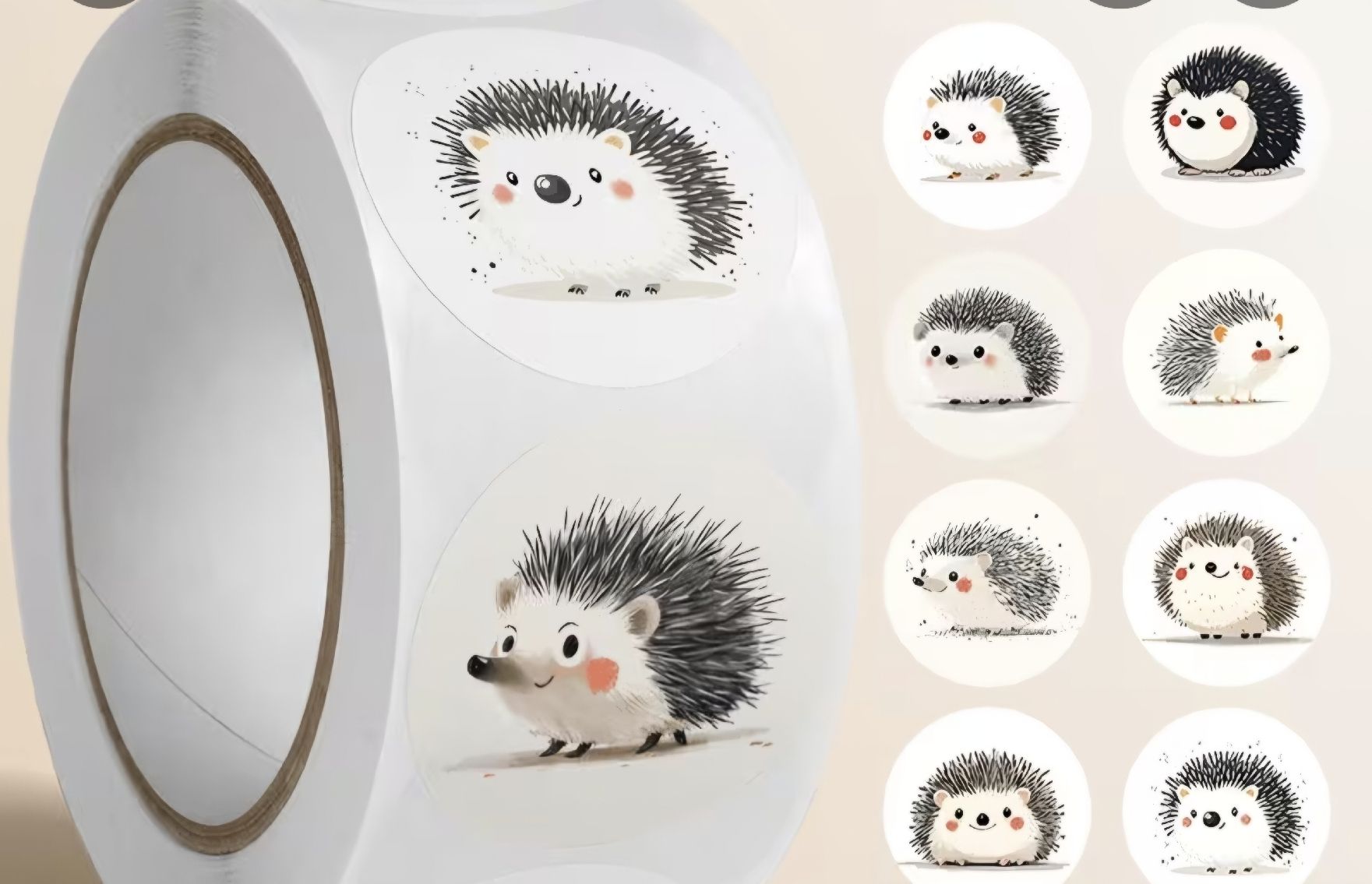 Aufkleber: Aufkleber Igel, 502stk. – Neu und originalverpackt aus Aarberg von Happy058