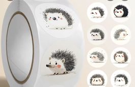 Aufkleber Igel, 502stk.