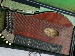 Zither im Orignal Holzkoffer Familienerbstück 19.Jahrhundert