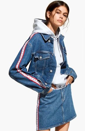 Calvin Klein oversize Jeansjacke / Grösse XS