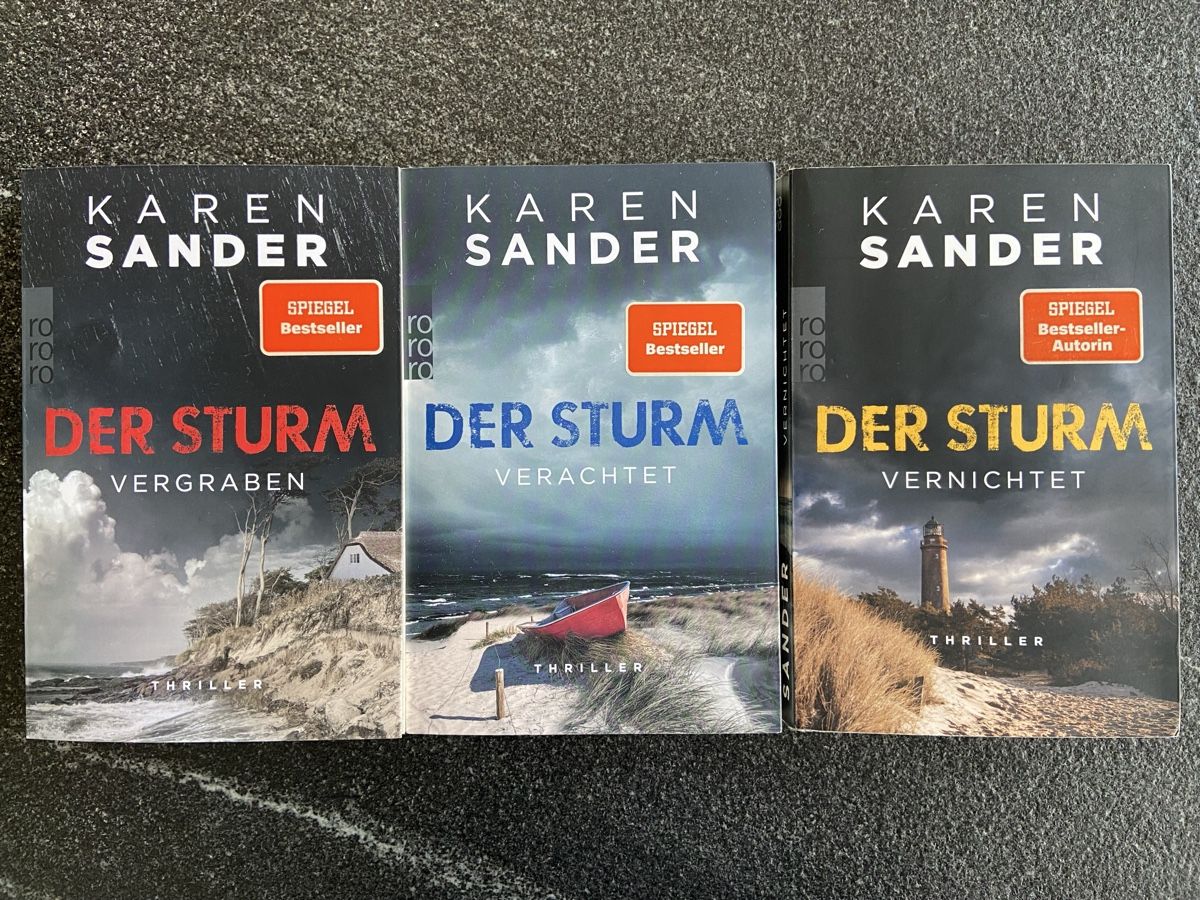 Libri: Karen Sander Der Sturm Trilogie – Usato da Schwarzenburg venduto da Aha016