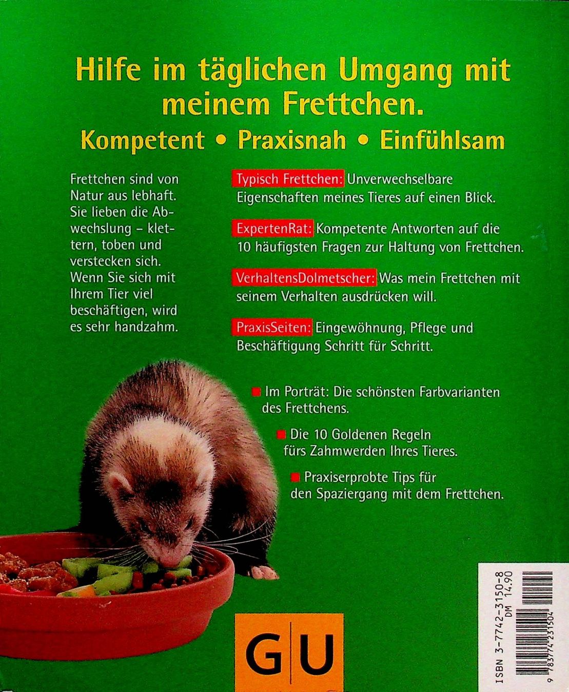 Libri: Karim Choukair Frettchen GU Tierratgbeber – Usato da Reitnau venduto da Zaomir 1