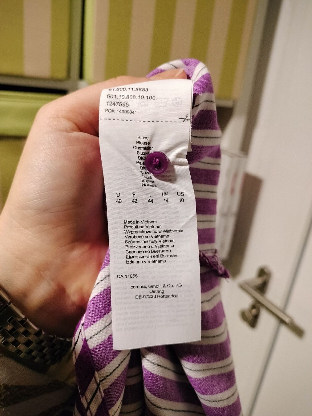 Comma Camicette: Bluse Comma gr 40  aus 100% viskose – Nuovo (secondo la descrizione) da Gordevio venduto da LadyTicino 5