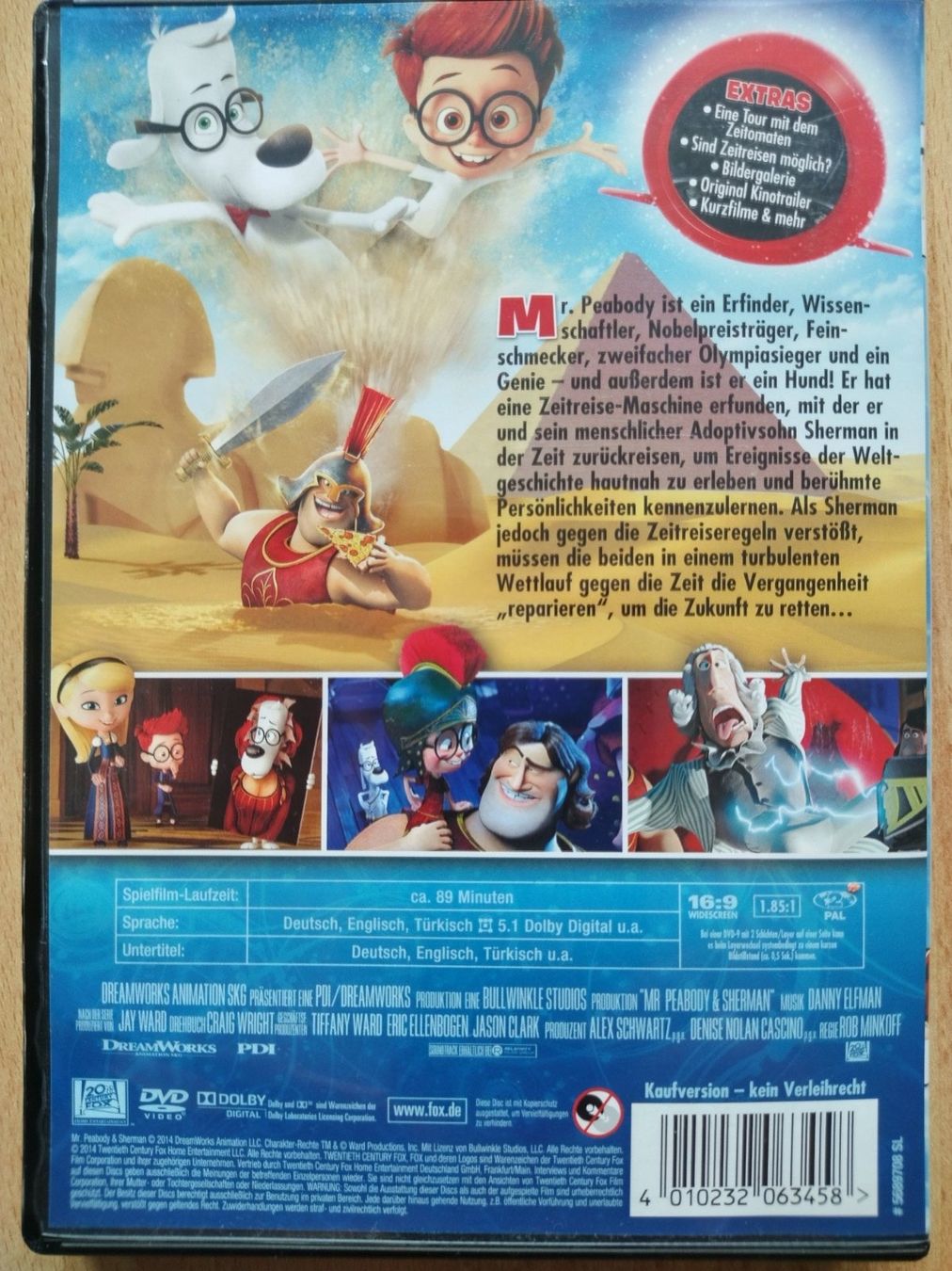 Tutti i DVDs: Mr. Peabody & Sherman – Usato da Jona venduto da Argus36 1