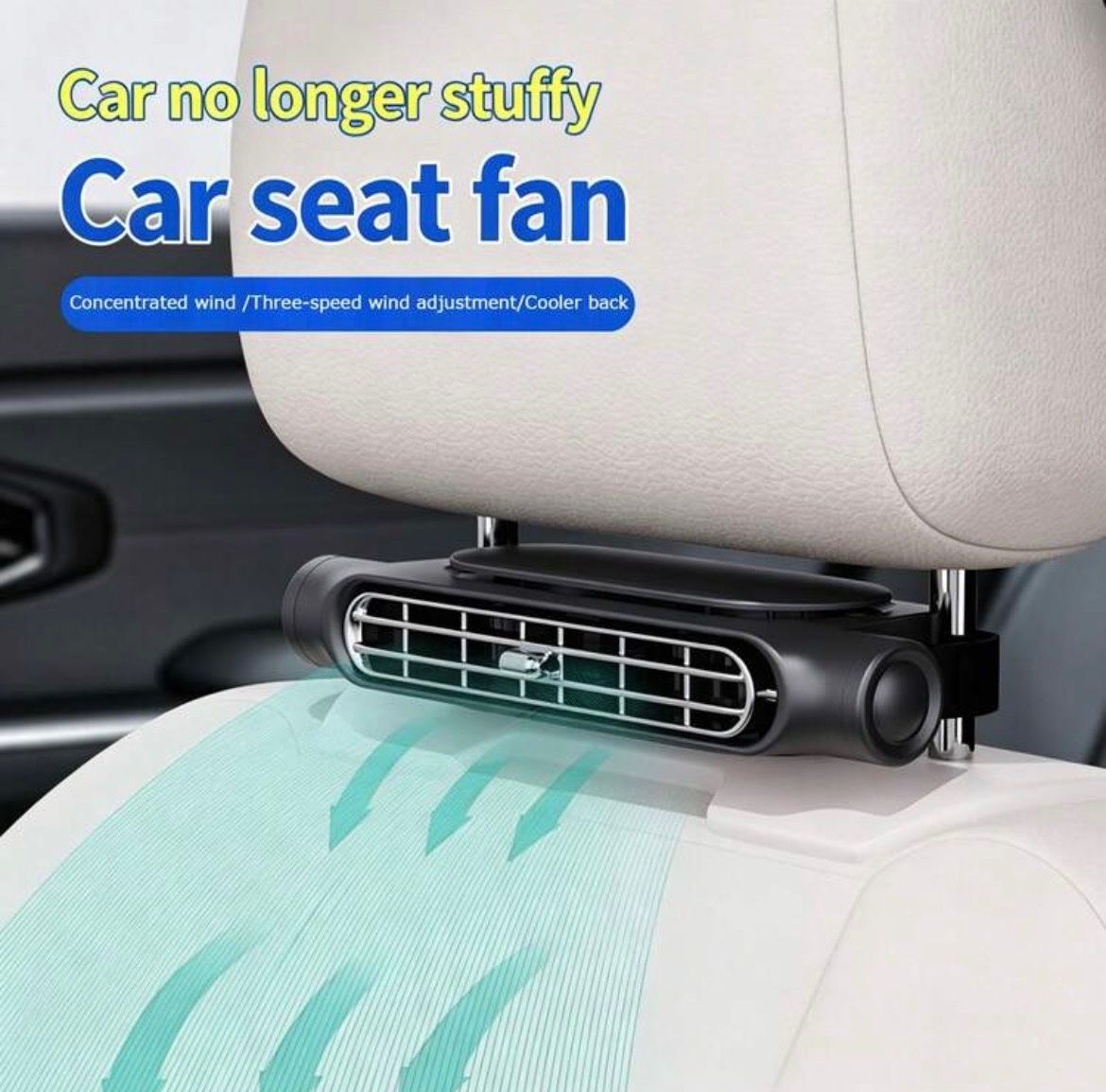 Ventilatori: Auto Autositz Ventilator 3 Stufen schwarz – Nuovo e nell'imballaggio originale da Emmenbrücke venduto da ShopDirect