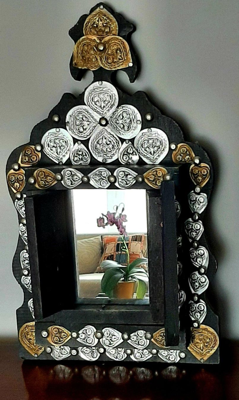 Tutte le decorazioni: Orientalisches Holzfenster mit Spiegelchen – Nuovo (secondo la descrizione) da Genève venduto da dan_27