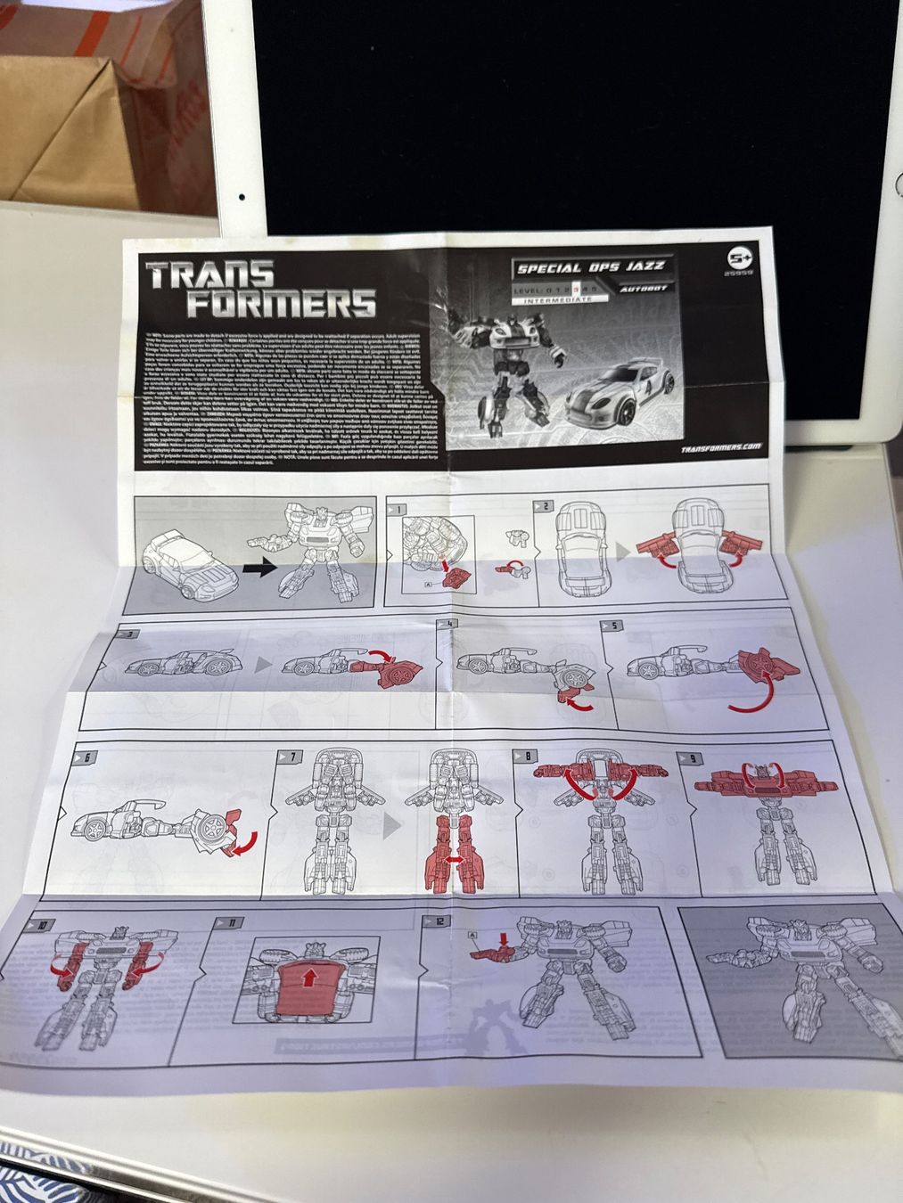 Hasbro Giocattoli: Transformers Jazz, Special Ops, Level 3, Hasbro – Usato da Allschwil venduto da meeresperle 4