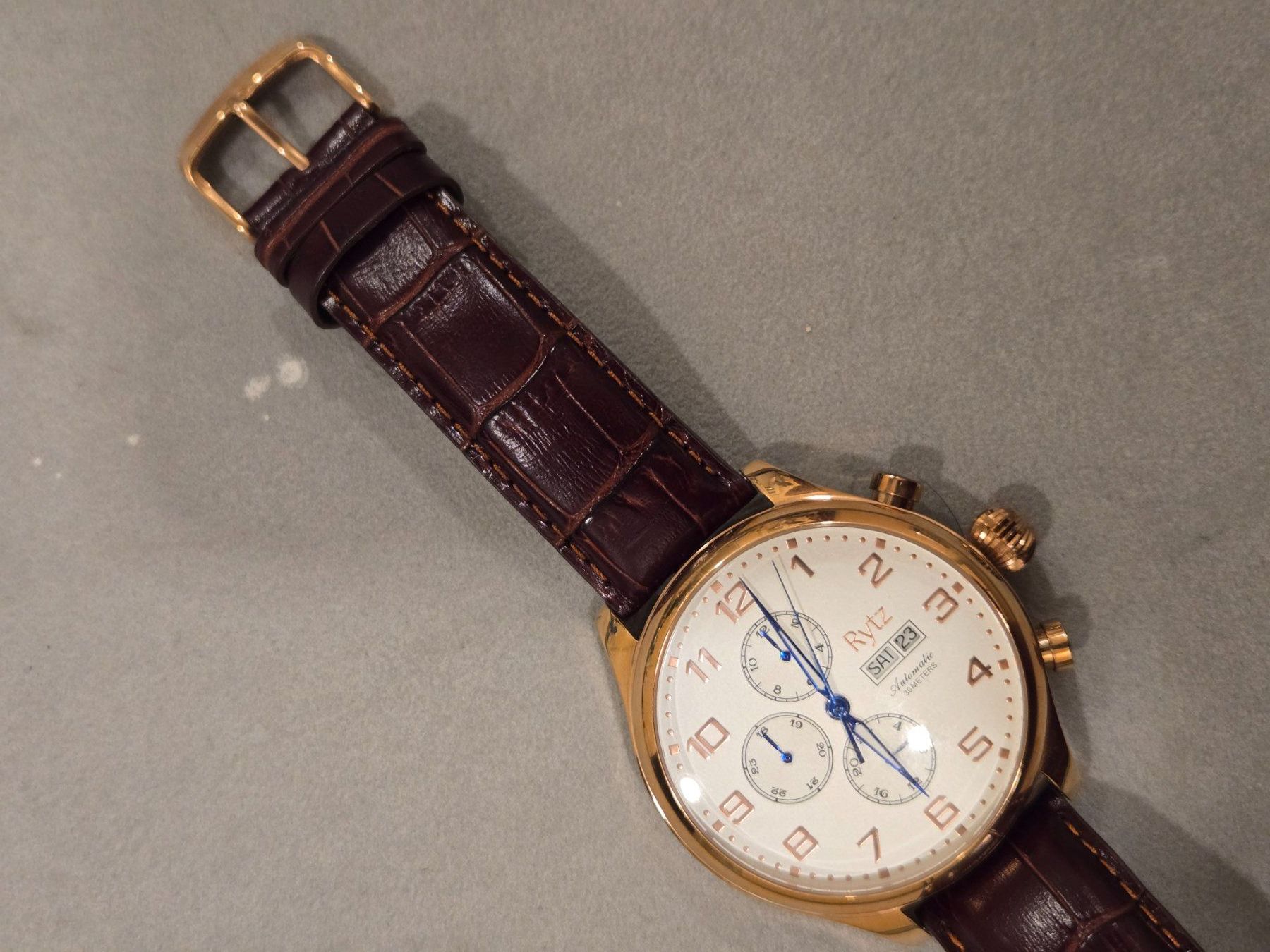 Orologi: Rytz automatic Uhr im Chrono design, 47mm – Nuovo (secondo la descrizione) da Chabrey venduto da Horology 1