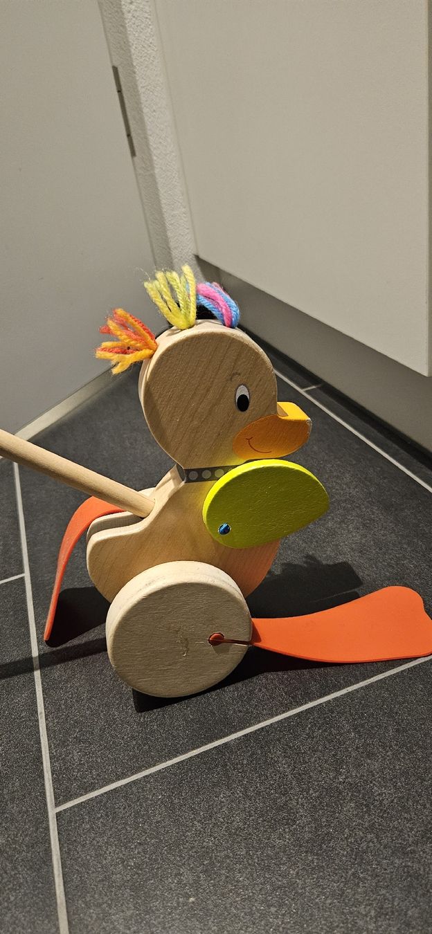 Spielzeuge: Holz-Schiebespielzeug Ente – Gebraucht aus Bonaduz von stb-fishing 2