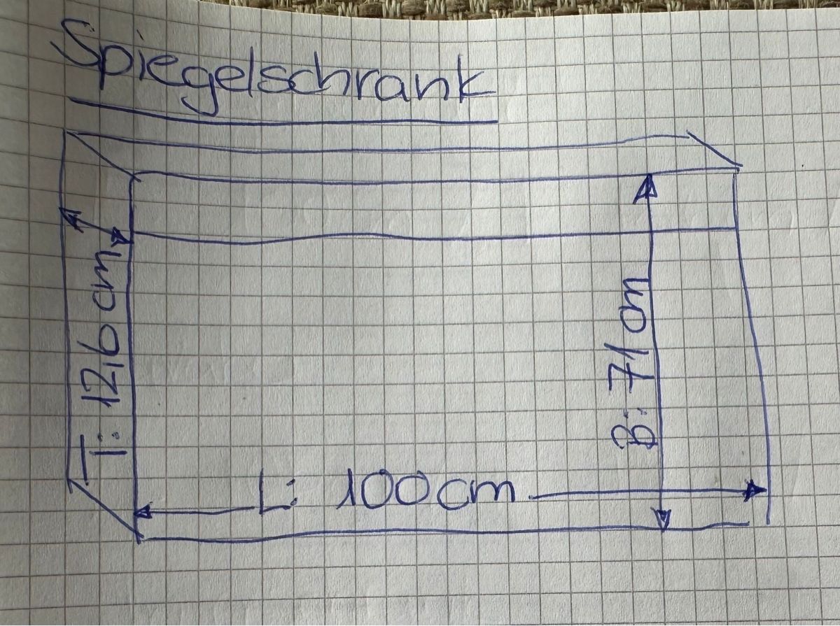 Armadietti a specchio: Modernes Badmöbel-Set mit Lavabo und Spiegelschrank – Usato da Neerach venduto da Swisssandy 4