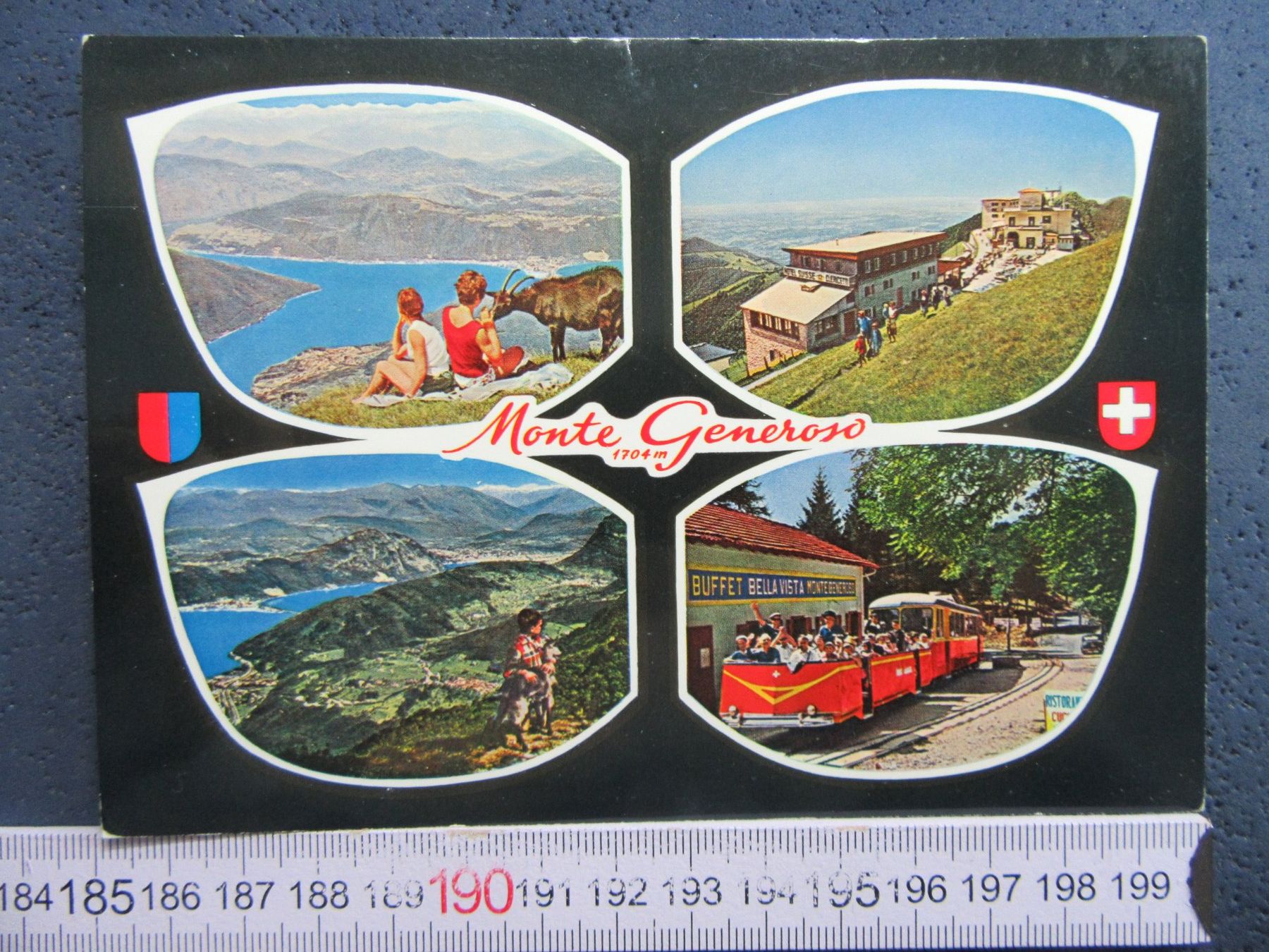Cartoline postali: MONTE GENEROSO TICINO AK – Usato da Ettingen venduto da Hausi4711