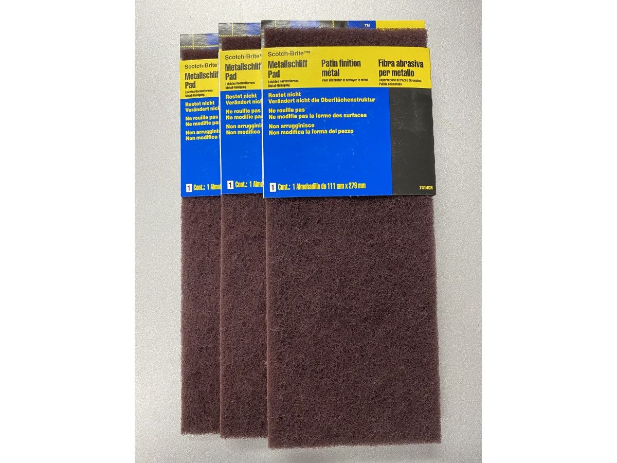 Smerigliatrici & Lucidatrici: Neue Metallschliff Pad 3Stk. – Nuovo e nell'imballaggio originale da Necker venduto da liq24