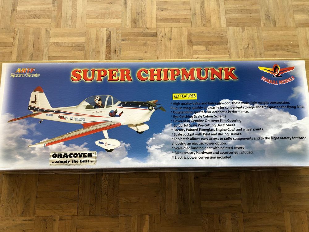 Seagull Super Chipmunk ARF 160cm /SEA120 | Kaufen auf Ricardo