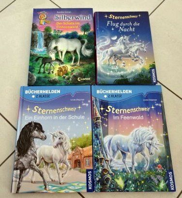 Libri: Kinderbuch-Set "Sternenschweif" und "Silberwind" 4 Stk – Usato da Wetzikon ZH venduto da strubeli024