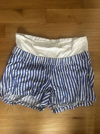 Shorts a righe premaman / striped maternity shorts