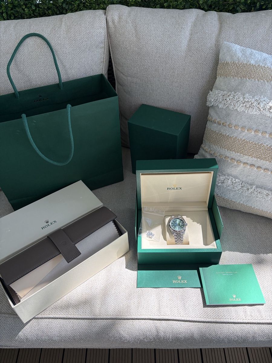Rolex Orologi: Rolex Datejust 41 Mint green 2026 Full Set – Nuovo (secondo la descrizione) da Bülach venduto da jet_yyw7 1
