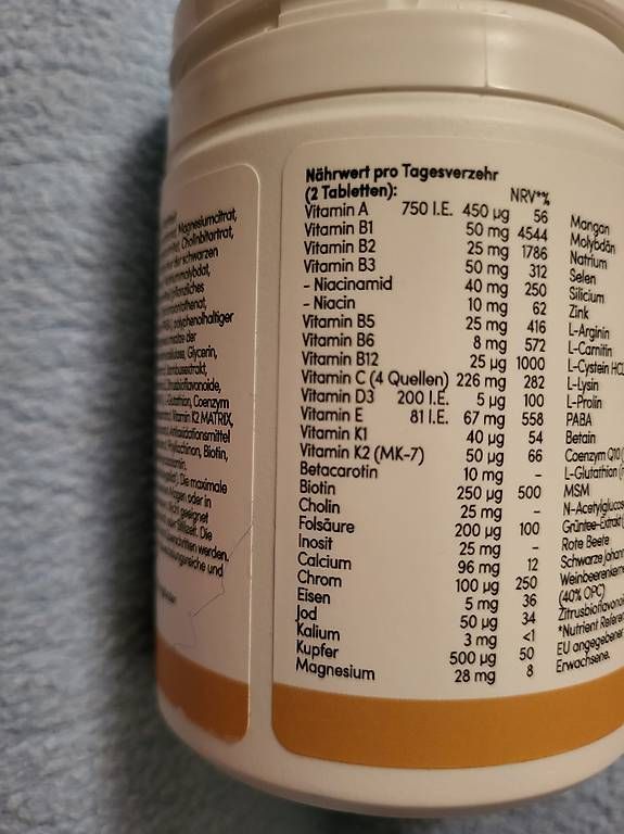 Cibi & Specialità: Multivitamin Basic  Allvital – Usato da Effretikon venduto da Zebra37 2