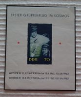 1962 DDR erster Gruppenflug im Kosmos Bögli ungestempelt