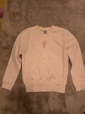 Pullover little kids rosa Tiermotiv Grösse 134 cm