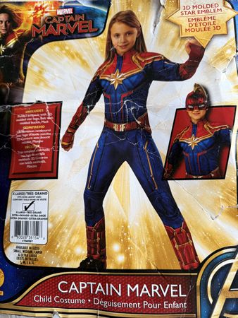 Fasnacht Kostüm Captain Marvel