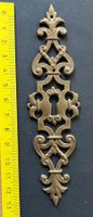 Schlüsselblech Ornamente Metall, Antik Dekoration Beschlag