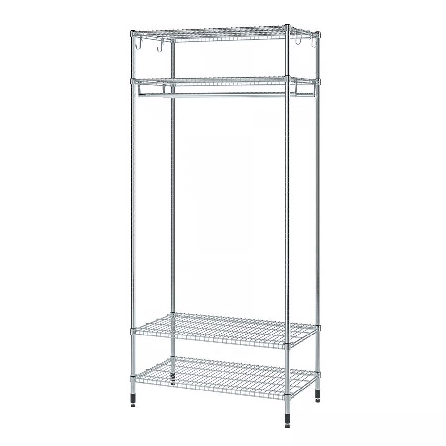 Ikea Porte manteau: Ikea Omar Regal mit Kleiderstange – Neuf (Voir description) à Zürich par mic_qf9g