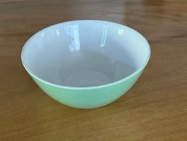 Rössler Schüssel Salatschüssel grün 60er Jahre Designklassik