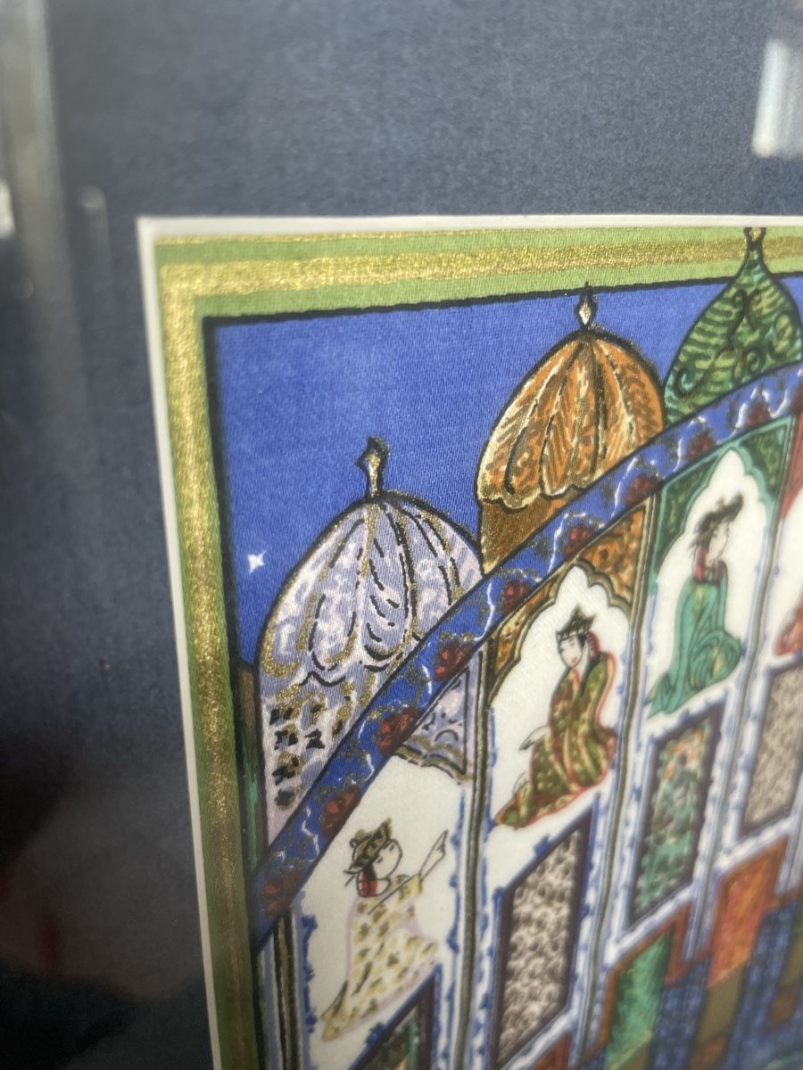 Dipinti: Tableau Ancien Tissu Persan – Usato da Vallamand venduto da Bricbracbroc82 1