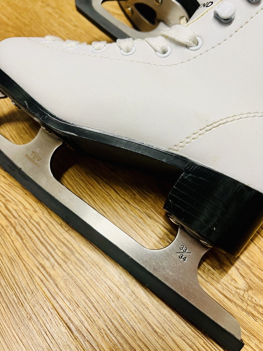 Pattini da ghiaccio: Eislaufschuhe Mädchen Extend Snow White, Gr. 33/34 – Usato da Windlach venduto da Demueller1 2