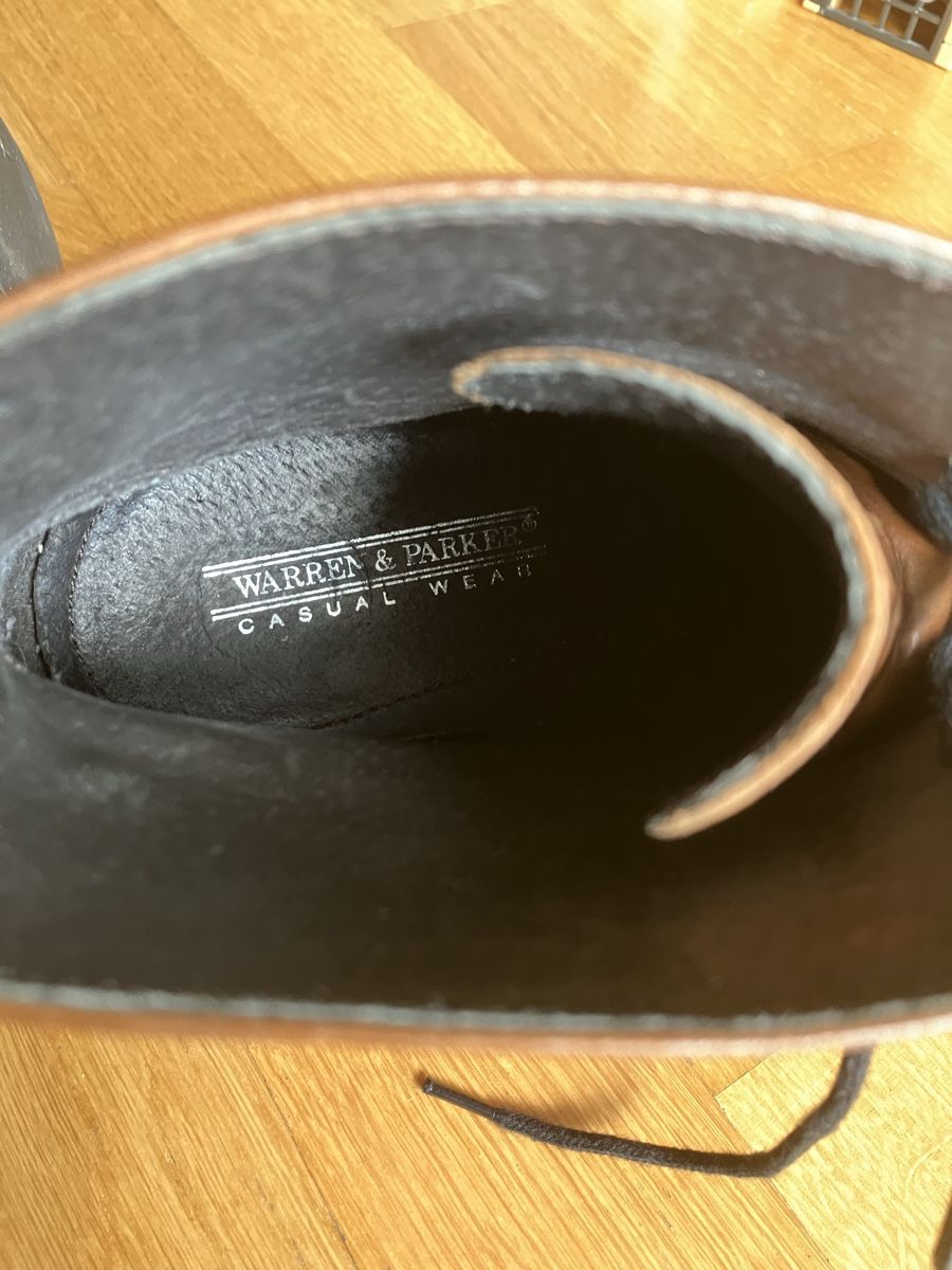 Scarpe da uomo: Bottines brogue en cuir marron clair taille 42 – Usato da Meyrin venduto da olegarius 5