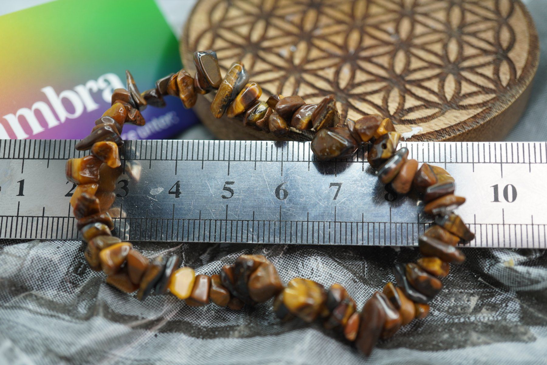 Minerali & Pietre curative: Tigerauge   Splitter elastisches Armband  Ab 1.- – Nuovo e nell'imballaggio originale da Eschenbach SG venduto da topstone 4