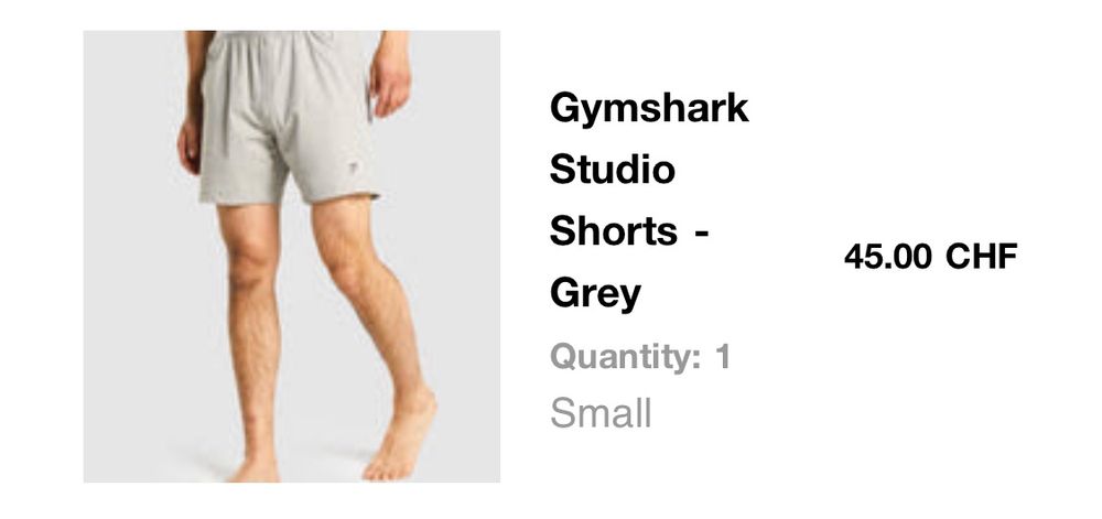 Gymshark Studio Shorts - Grey
