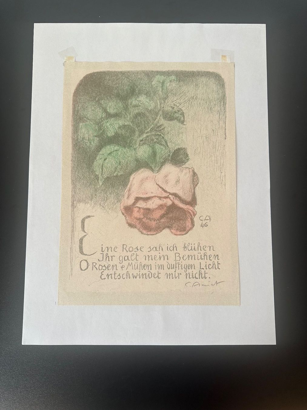 Grafiken & Lithographien: Farblithografie von Cuno Amiet – Gebraucht aus Amriswil von Bully2013 4