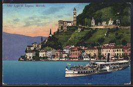 Lago di Lugano, Morcote, Dampfer Italia