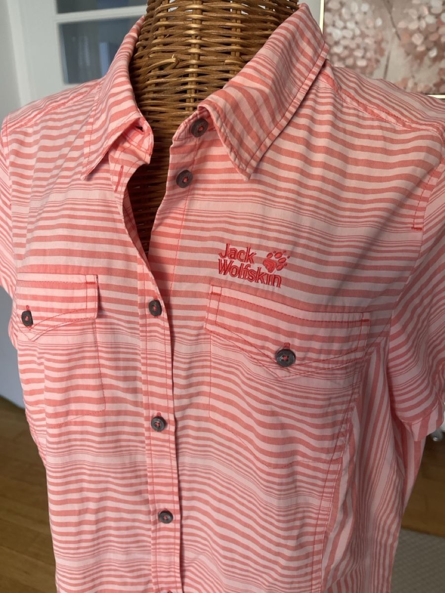 Jack Wolfskin Camicette: Jack Wolfskin Hemd, rosa, L – Usato da Solothurn venduto da Bobesch08 1