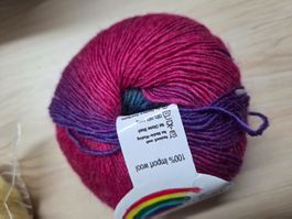 Wolle Rainbow Line Smile mehrfarbig neu 1x50gr