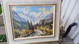 Schönes Oelbild Alois Gerig