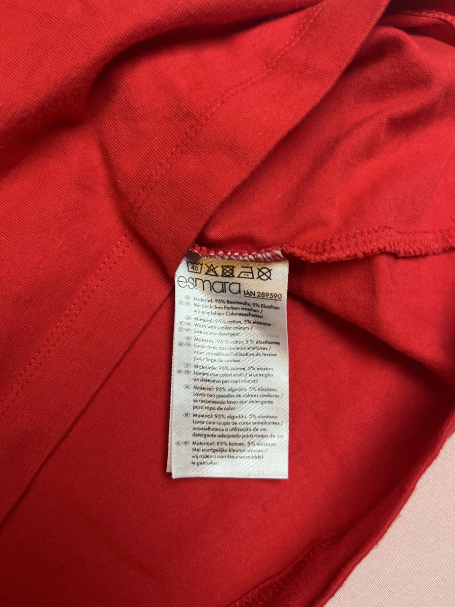 T-Shirts: Rotes Esmara Tanktop Gr. M 40/42 Top Sommer Basic 👚 – Gebraucht aus Kaisten von saleforfun 2