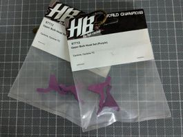HB Hot-Bodies by HPI Upper Bulk Head Set (Purple) 67712