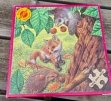 Puzzle Penelope 30 pièces en bois animaux forêt
