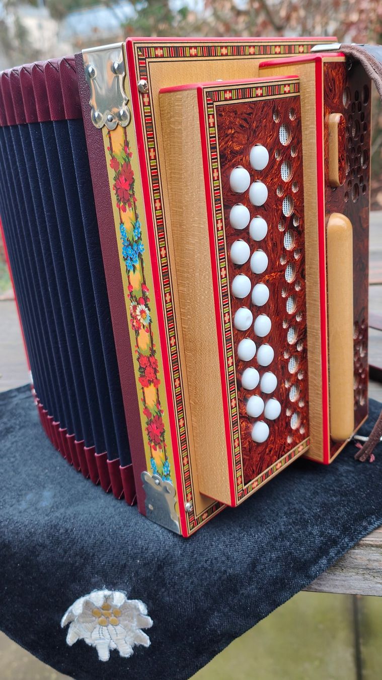 Strumenti musicali: OTT Schwyzerörgeli Type TN 2 (Type Nussbaumer) 2 chörig in b – Usato da Hilfikon venduto da trex700 1