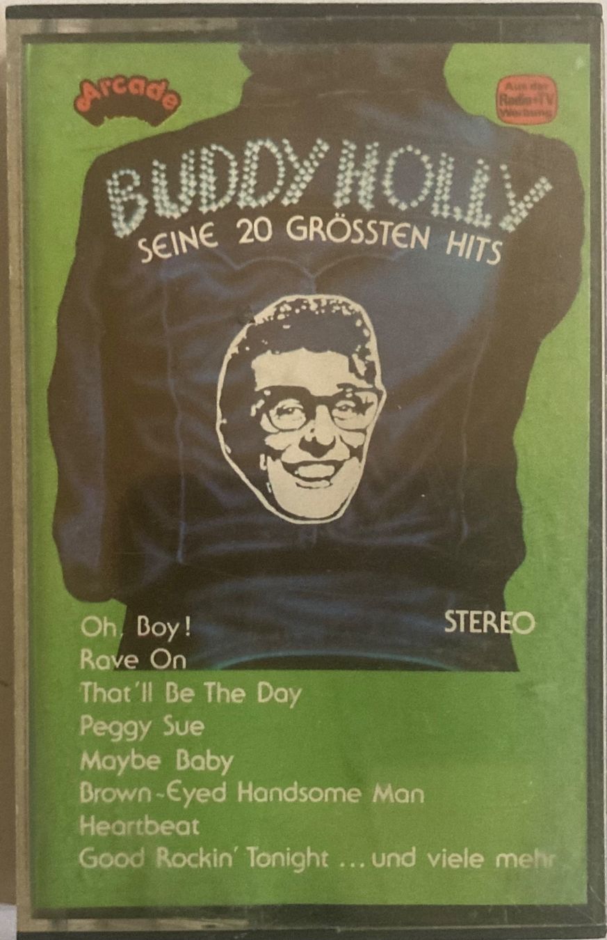 Musicassette: BUDDY HOLLY - SEINE 20 GRÖSSTEN HITS – Usato da Poliez-Pittet venduto da Newtown-Records