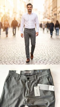 Superbe pantalon Pierre Cardin, neuf avec étiquette, W35/L34